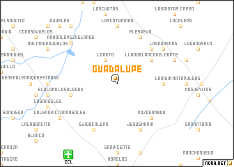 map of Guadalupe