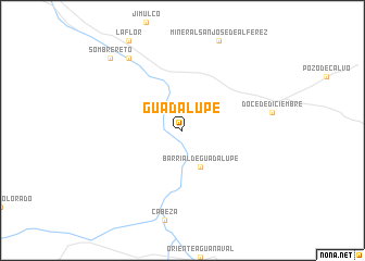 map of Guadalupe