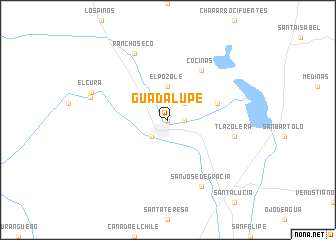 map of Guadalupe