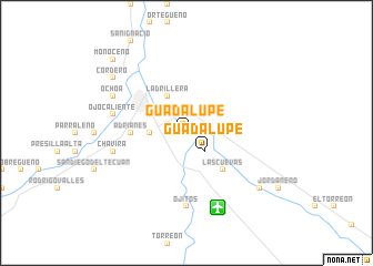 map of Guadalupe