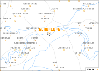 map of Guadalupe