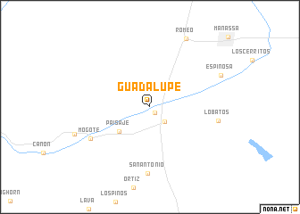 map of Guadalupe