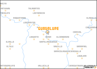 map of Guadalupe