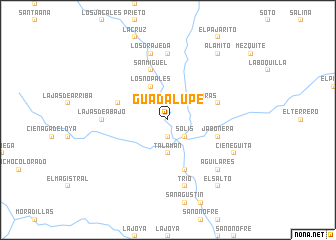 map of Guadalupe
