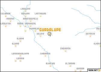 map of Guadalupe