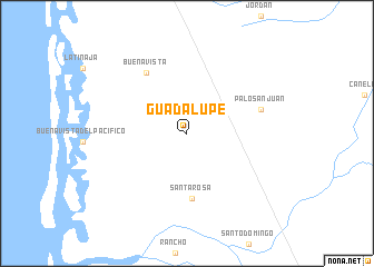 map of Guadalupe