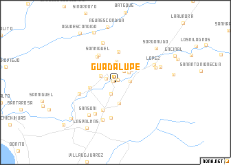 map of Guadalupe