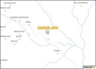 map of Guadalupe