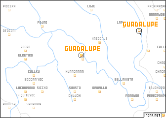 map of Guadalupe