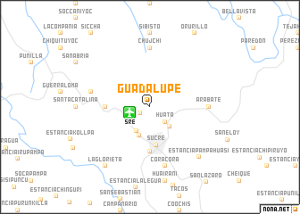 map of Guadalupe