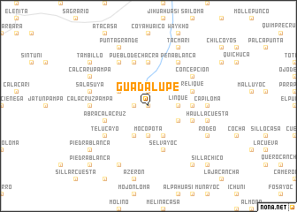 map of Guadalupe