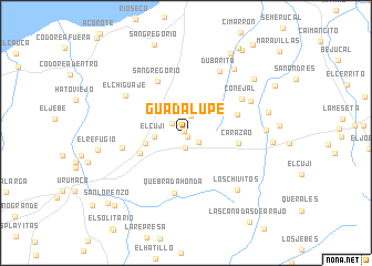 map of Guadalupe