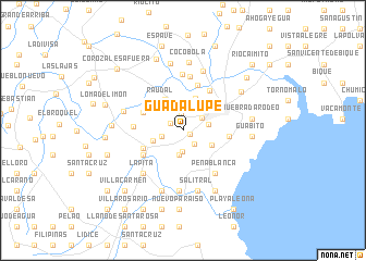 map of Guadalupe