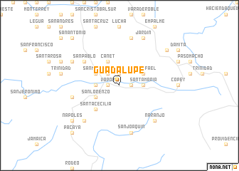 map of Guadalupe