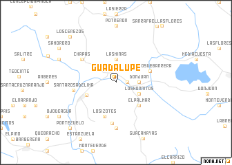 map of Guadalupe