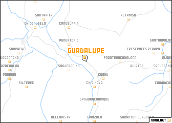 map of Guadalupe