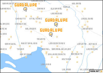 map of Guadalupe