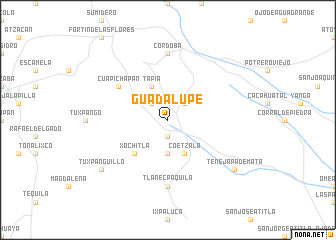 map of Guadalupe