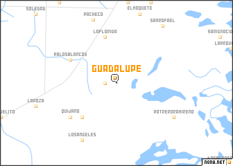 map of Guadalupe