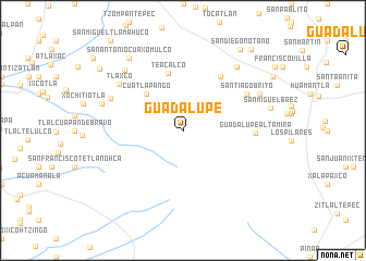 map of Guadalupe