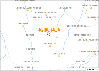 map of Guadalupe