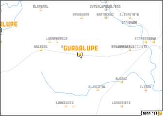 map of Guadalupe