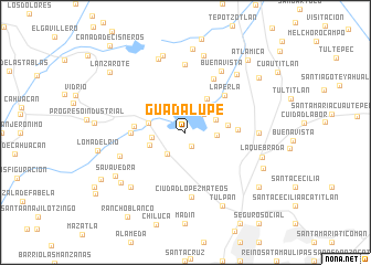 map of Guadalupe