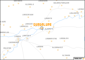 map of Guadalupe