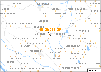 map of Guadalupe