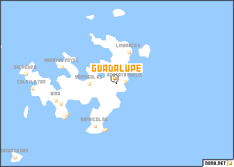 map of Guadalupe