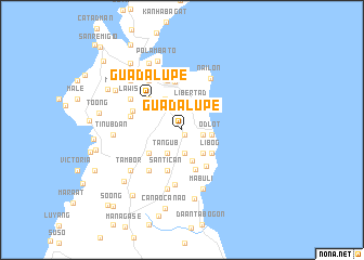 map of Guadalupe