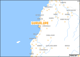 map of Guadalupe