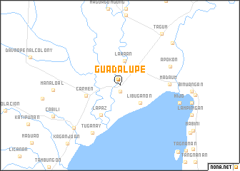 map of Guadalupe