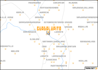 map of Guadalupito