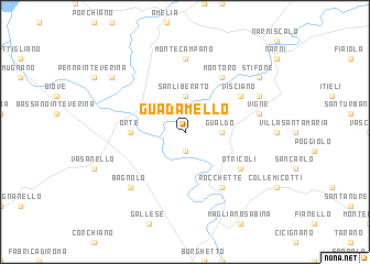 map of Guadamello