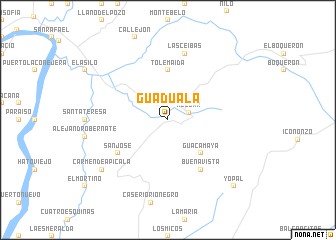 map of Guaduala