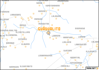 map of Guadualito