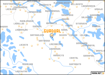 map of Guadual