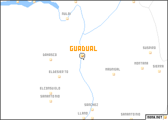 map of Guadual