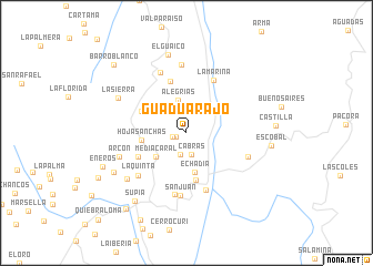 map of Guaduarajo