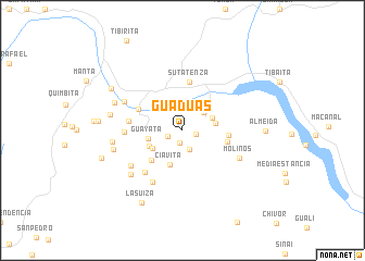 map of Guaduas