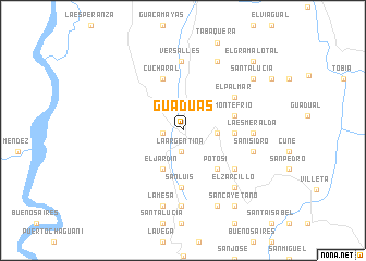 map of Guaduas