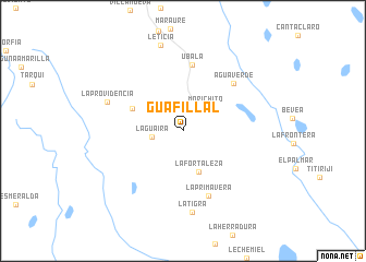 map of Guafillal