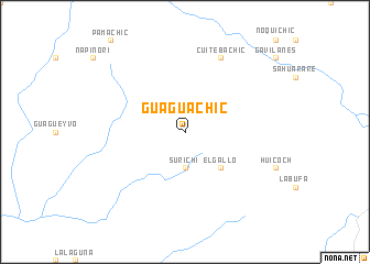 map of Guaguachic