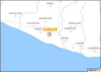 map of Guagua