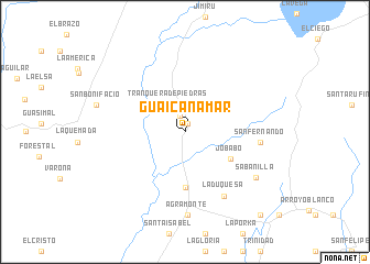 map of Guaicanamar