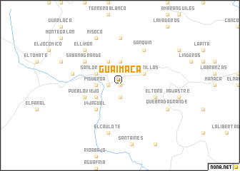 map of Guaimaca