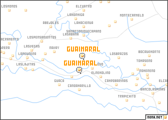 map of Guaimaral