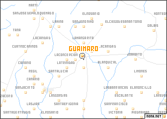 map of Guáimaro