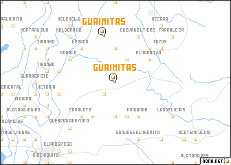 map of Guaimitas